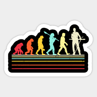 Vintage Xylophone Evolution Player Sticker